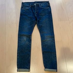 All Saints Men’s selfedge Denim Jeans Size 30